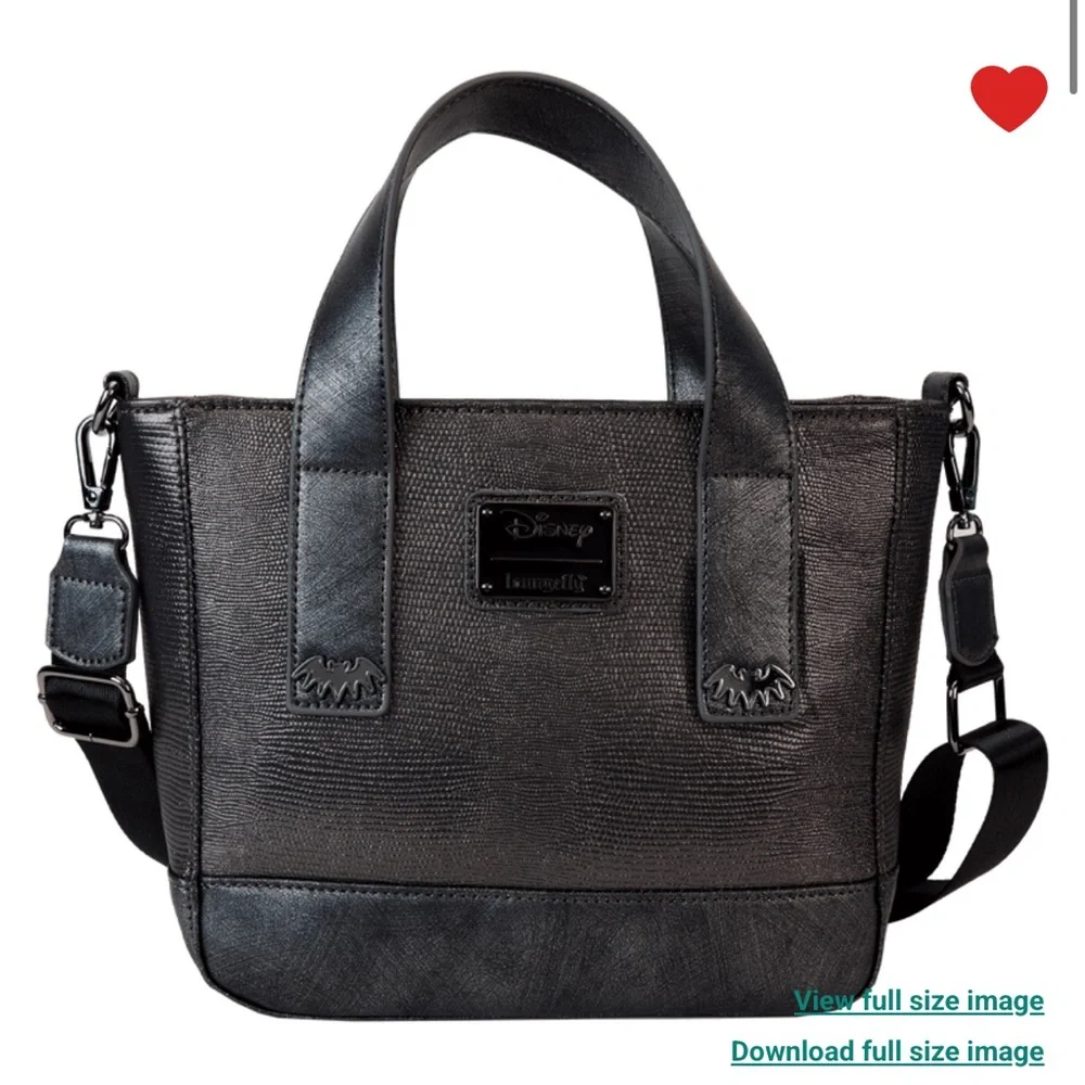 Loungefly The NBC Exclusive Jack Skellington Textured Mini Tote Crossbody Bag